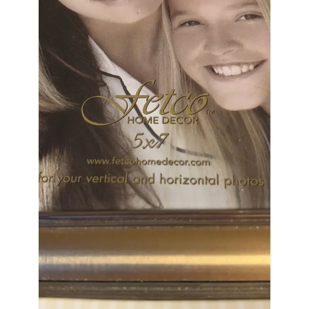 Fetco Home Decor 5x7 Gold/Silver Picture Frame Classic Vertical Horizontal